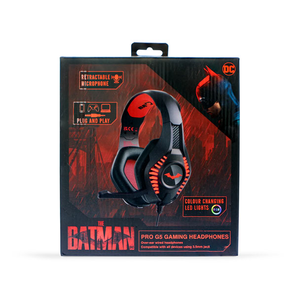 Dětská herní sluchátka OTL Technologies PRO G5 Batman Gaming Headphones Dětská herní sluchátka OTL Technologies PRO G5 Batman Gaming Headphones