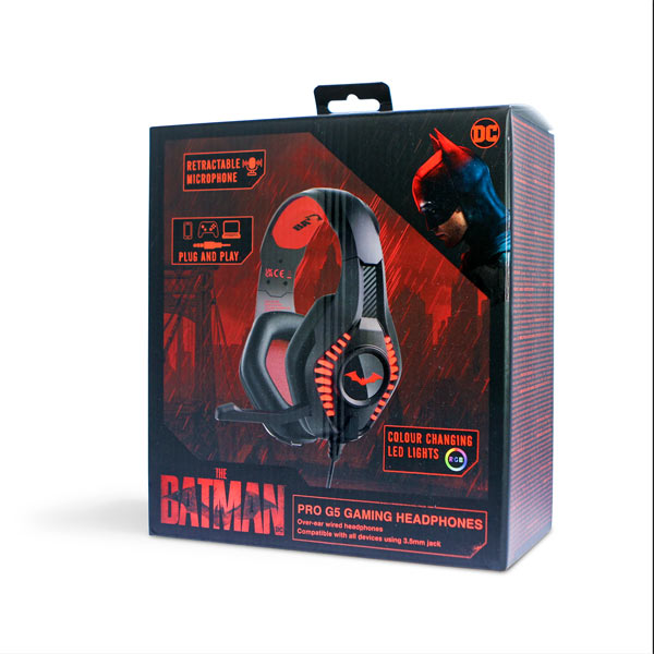Dětská herní sluchátka OTL Technologies PRO G5 Batman Gaming Headphones Dětská herní sluchátka OTL Technologies PRO G5 Batman Gaming Headphones