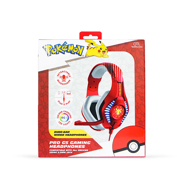 Dětské herní sluchátka OTL Technologies PRO G5 Pokémon Electrifying