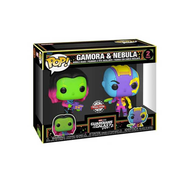 POP! 2 Pack Gamora & Nebula (Marvel) Special Edition (Blacklight)