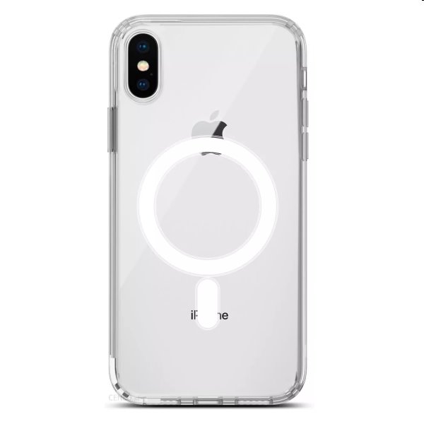 Pouzdro ER Case Ice Snap s MagSafe pro Apple iPhone XS/X, transparentní