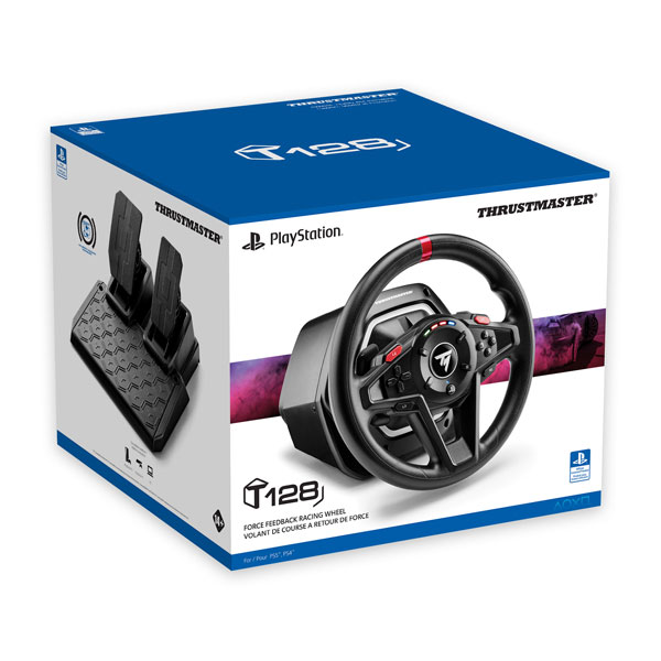 Thrustmaster T128 sada volantu a pedálov pre PS5/PS4/PC Thrustmaster T128 sada volantu a pedálov pre PS5/PS4/PC