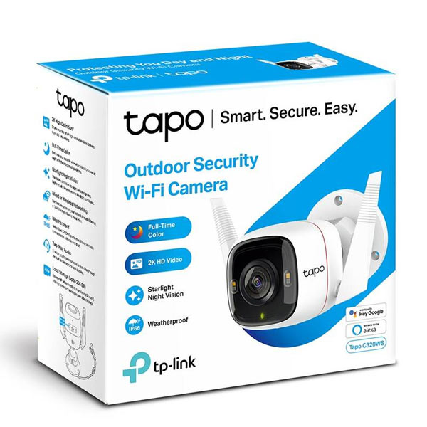 TP-Link Tapo C320WS Outdoor Security Wi-Fi Camera TP-Link Tapo C320WS Outdoor Security Wi-Fi Camera