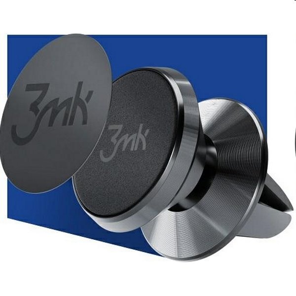 3mk Magnetický držák do ventilace, černý 3mk Magnetický držák do ventilace, černý