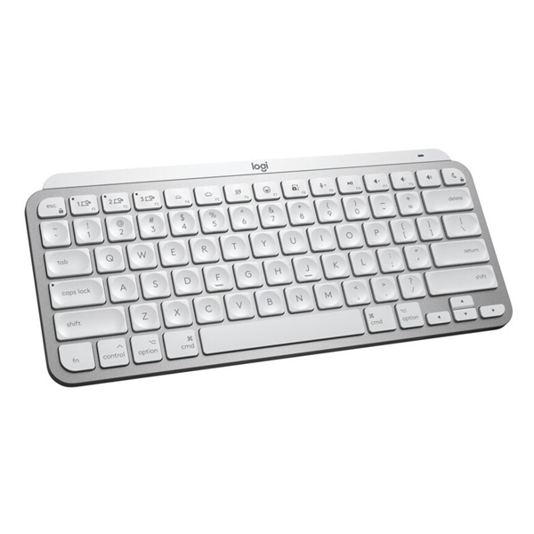 Logitech MX Keys Mini For Mac Minimalist Wireless Illuminated Keyboard - Pale Grey - US INT'L