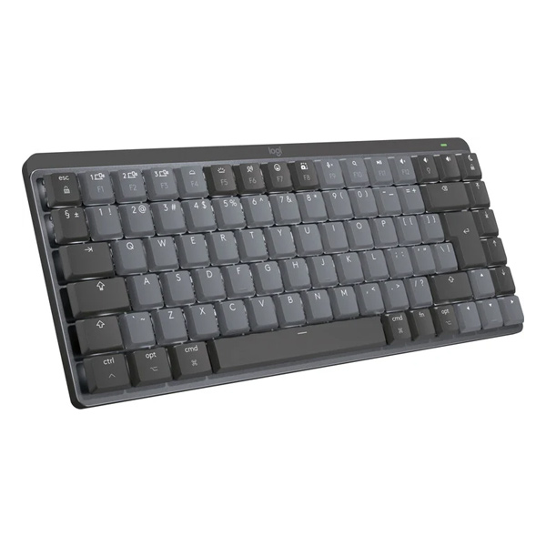 Logitech MX Mechanical Mini for Mac Minimalist Wireless Illuminated Keyboard - Space Grey - US INT'L