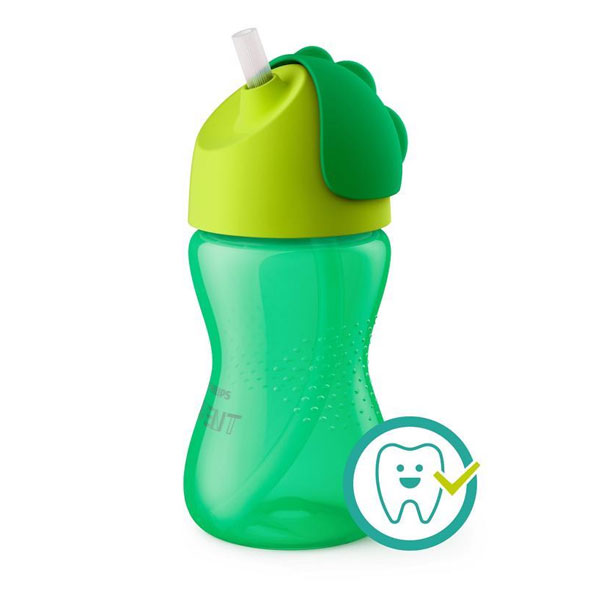 Philips Avent Hrnek 300 ml Bendy s ohebným brčkem chlapec