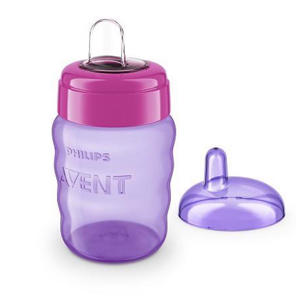 Philips Avent Hrnek pro prvé doušky Klasik 260 ml holka