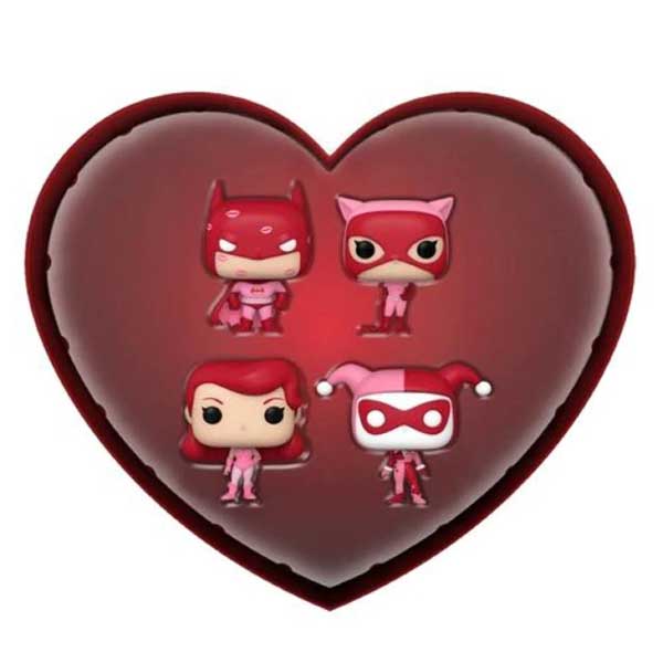 POP! 4 Pack Mystery Box: Happy Valentine's Day (DC) Special Edition