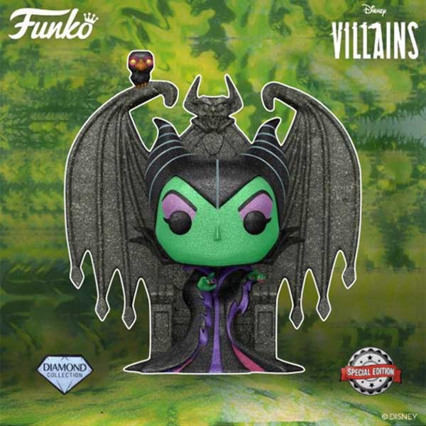 POP! Deluxe: Villains Malficent on Throne (Disney) Special Edition Diamond Collection