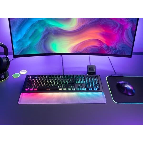 ROCCAT Vulcan II Max, Herní klávesnice Red Switch, RGB LED, US layout, black