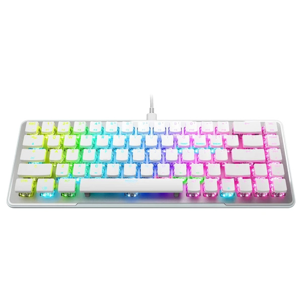 ROCCAT Vulcan II Mini, Herní klávesnice Red Switch, RGB LED, US layout, bílá ROCCAT Vulcan II Mini, Herní klávesnice Red Switch, RGB LED, US layout, bílá