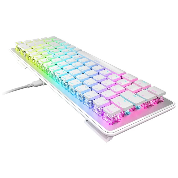 ROCCAT Vulcan II Mini, Herní klávesnice Red Switch, RGB LED, US layout, bílá ROCCAT Vulcan II Mini, Herní klávesnice Red Switch, RGB LED, US layout, bílá
