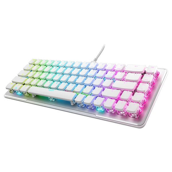 ROCCAT Vulcan II Mini, Herní klávesnice Red Switch, RGB LED, US layout, bílá ROCCAT Vulcan II Mini, Herní klávesnice Red Switch, RGB LED, US layout, bílá