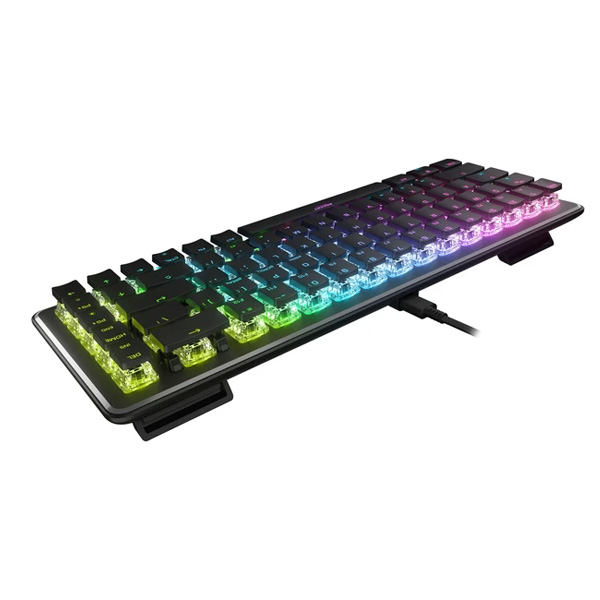 Roccat Vulcan II Mini, Herní klávesnice Red Switch, RGB LED, US layout, černá