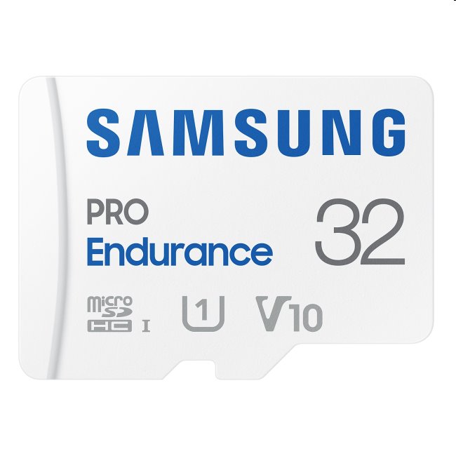 Samsung PRO Endurance Micro SDHC 32GB + SD adaptér Samsung PRO Endurance Micro SDHC 32GB + SD adaptér