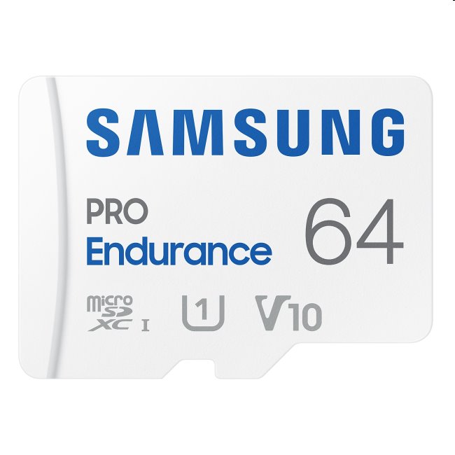 Samsung PRO Endurance Micro SDXC 64GB + SD adaptér