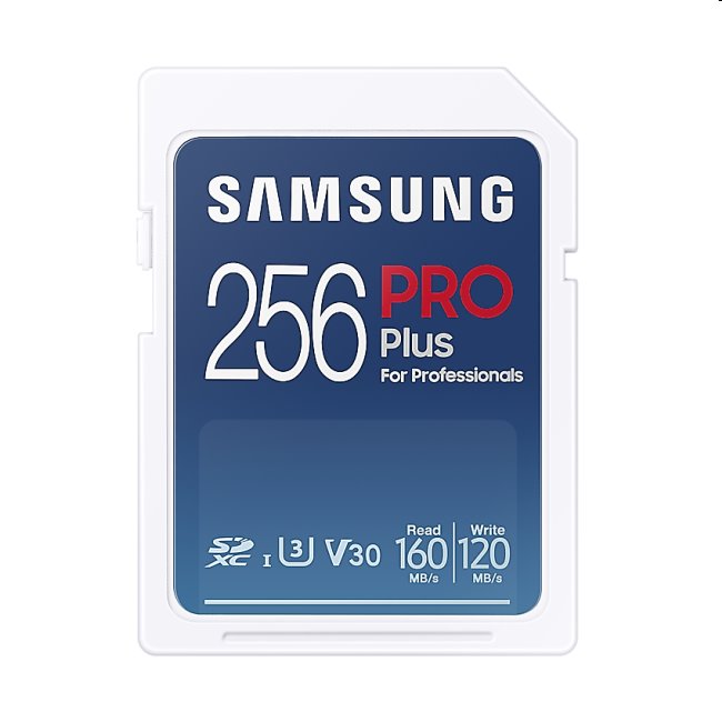 Samsung PRO Plus SDXC 256GB + USB adaptér