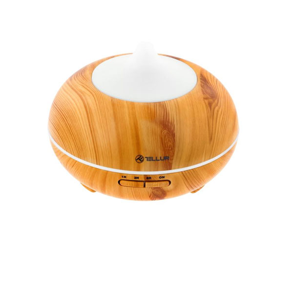 Tellur WiFi Smart aroma difuzér, 300 ml, LED, hnědý Tellur WiFi Smart aroma difuzér, 300 ml, LED, hnědý