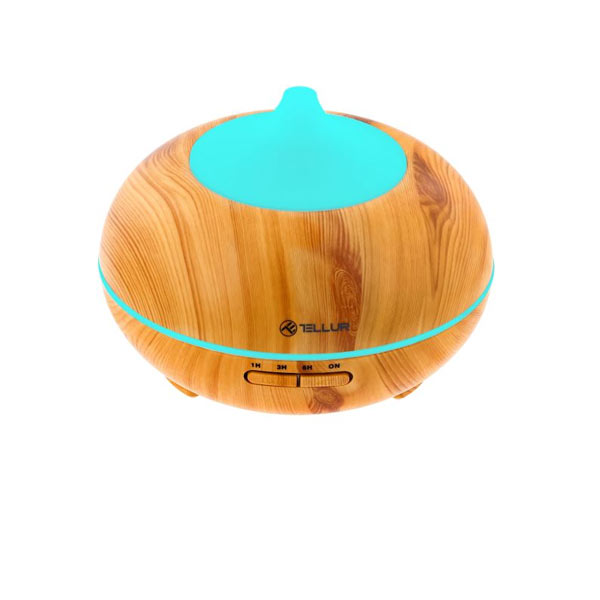 Tellur WiFi Smart aroma difuzér, 300 ml, LED, hnědý Tellur WiFi Smart aroma difuzér, 300 ml, LED, hnědý