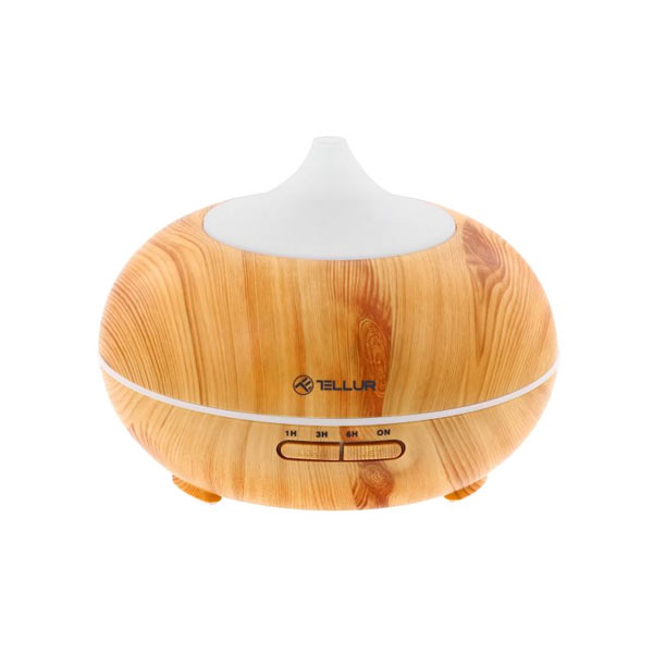 Tellur WiFi Smart aroma difuzér, 300 ml, LED, hnědý Tellur WiFi Smart aroma difuzér, 300 ml, LED, hnědý