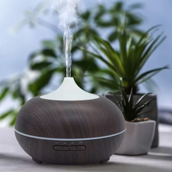 Tellur WiFi Smart aroma difuzér, 300 ml, LED, tmavě hnědý Tellur WiFi Smart aroma difuzér, 300 ml, LED, tmavě hnědý