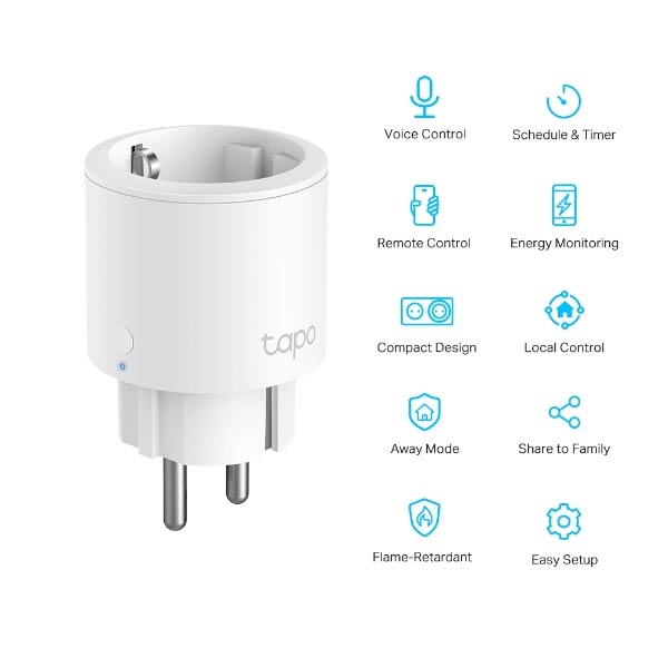 TP-ink Tapo P115 smart mini Wi-Fi zásuvka s měřením spotřeby energie TP-ink Tapo P115 smart mini Wi-Fi zásuvka s měřením spotřeby energie