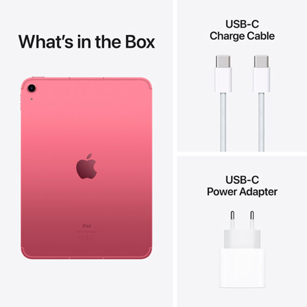 Apple iPad 10.9" (2022) Wi-Fi + Celluar 256 GB, pink
