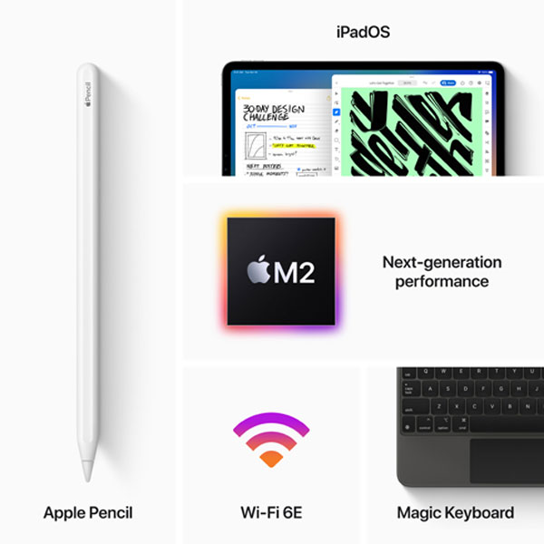 Apple iPad Pro 12.9" (2022) Wi-Fi 1 TB, silver