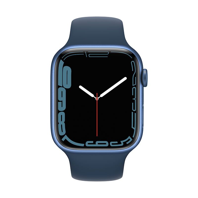 Apple Watch Series 7 GPS (45mm), blue, Třída B - použité, záruka 12 měsíců Apple Watch Series 7 GPS (45mm), blue, Třída B - použité, záruka 12 měsíců