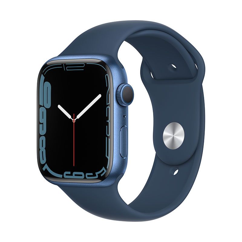Apple Watch Series 7 GPS (45mm), blue, Třída B - použité, záruka 12 měsíců Apple Watch Series 7 GPS (45mm), blue, Třída B - použité, záruka 12 měsíců