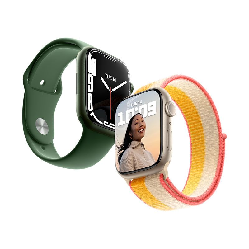 Apple Watch Series 7 GPS (45mm), blue, Třída B - použité, záruka 12 měsíců Apple Watch Series 7 GPS (45mm), blue, Třída B - použité, záruka 12 měsíců