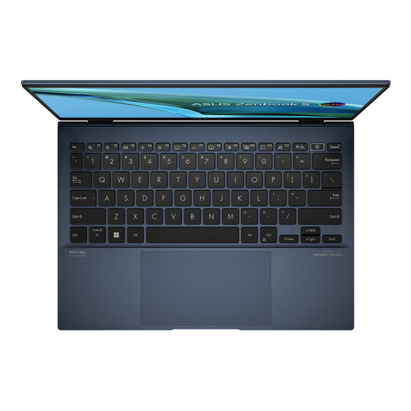 ASUS Zenbook 13S, R5-6600U, 16GB LPDDR4X, 512GB SSD, Integr. 13.3" WQXGA OLED, Touch, Win11Home, Blue ASUS Zenbook 13S, R5-6600U, 16GB LPDDR4X, 512GB SSD, Integr. 13.3" WQXGA OLED, Touch, Win11Home, Blue
