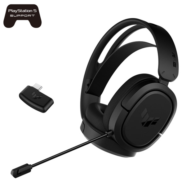 Herní bezdrátová sluchátka ASUS TUF Gaming H1 Wireless, černá