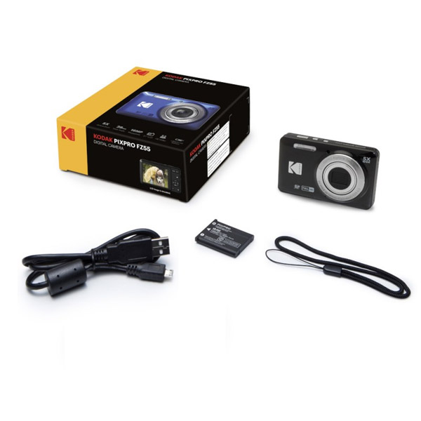 Kodak Friendly Zoom FZ55, černý