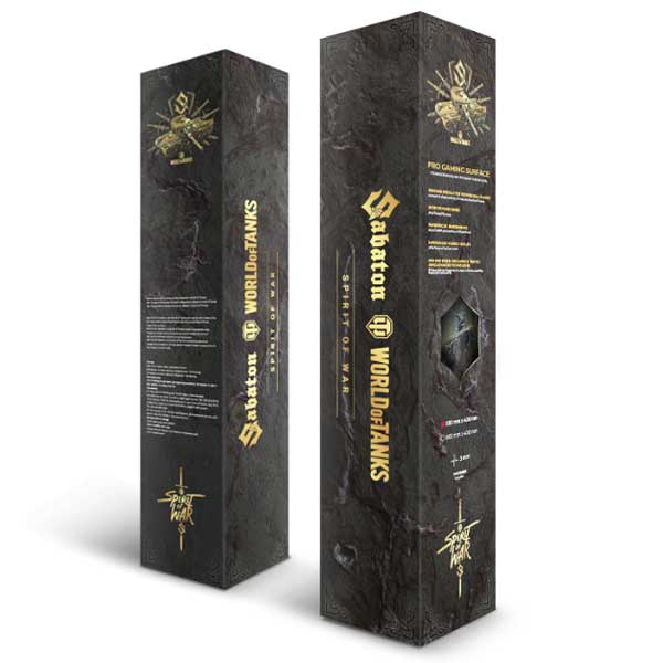 Podložka pod myš Sabaton Spirit of War Limited Edition (World of Tanks) L Podložka pod myš Sabaton Spirit of War Limited Edition (World of Tanks) L