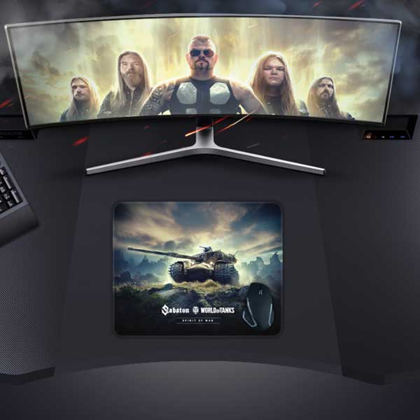 Podložka pod myš Sabaton Spirit of War Limited Edition (World of Tanks) L Podložka pod myš Sabaton Spirit of War Limited Edition (World of Tanks) L