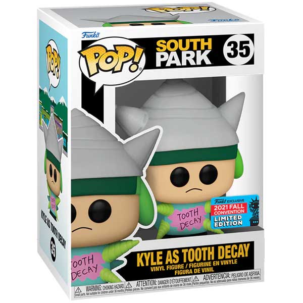 POP! Animation: Kyle as Tooth Decay (South Park) 2021 Fall Convention Limited Edition