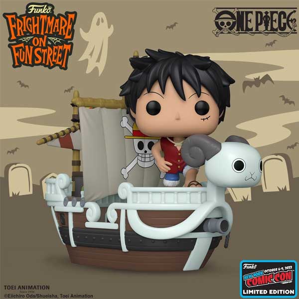 POP! Deluxe: Luffy with Going Merry (One Piece) 2022 Fall Convention Limited Edition)