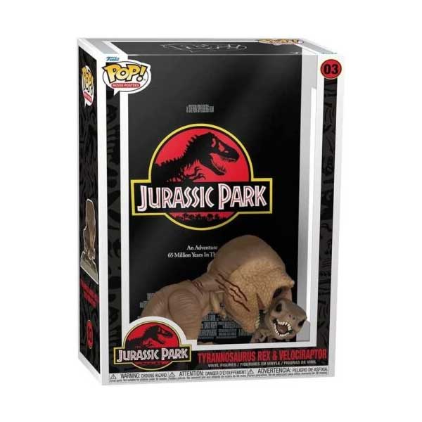 POP! Movie Posters: Tyrannosaurus Rex & Velociraptor (Jurassic Park)