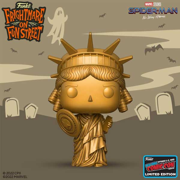 POP! Spider Man No way Home Statue Liberty (Marvel) 2022 Fall Convention Limited Edition