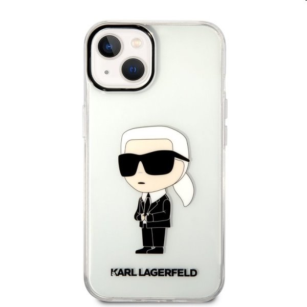 Pouzdro Karl Lagerfeld IML Ikonik NFT pro Apple iPhone 14 Plus, transparentní