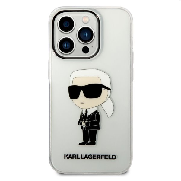 Pouzdro Karl Lagerfeld IML Ikonik NFT pro Apple iPhone 14 Pro, transparentní Pouzdro Karl Lagerfeld IML Ikonik NFT pro Apple iPhone 14 Pro, transparentní