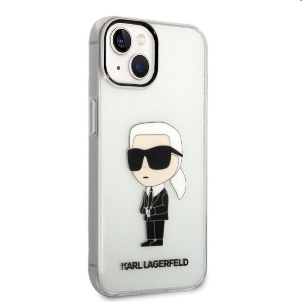 Pouzdro Karl Lagerfeld IML Ikonik NFT pro Apple iPhone 14, transparentní