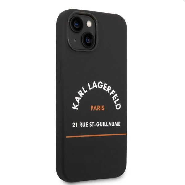 Pouzdro Karl Lagerfeld Rue St Guillaume pro Apple iPhone 14, černé