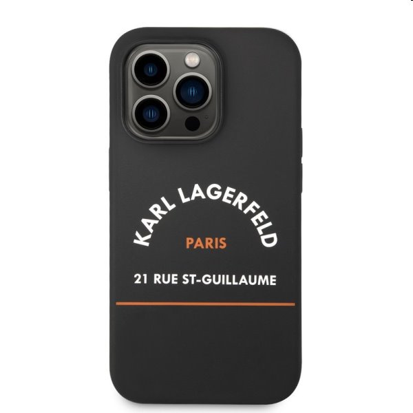 Pouzdro Karl Lagerfeld Rue St Guillaume pro Apple iPhone 14 Pro Max, černé Pouzdro Karl Lagerfeld Rue St Guillaume pro Apple iPhone 14 Pro Max, černé