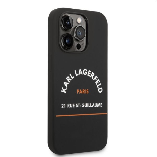 Pouzdro Karl Lagerfeld Rue St Guillaume pro Apple iPhone 14 Pro Max, černé