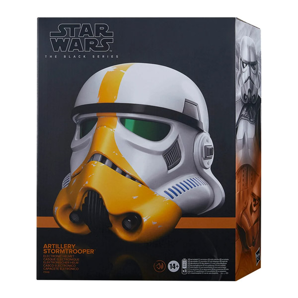 Star Wars The Black Series Artillery Stormtrooper Premium Electronic Helmet Star Wars The Black Series Artillery Stormtrooper Premium Electronic Helmet