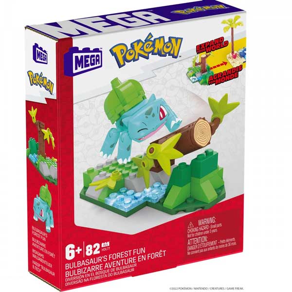 Stavebnice Mega Bloks Forest Fun Bulbasaur (Pokémon) Stavebnice Mega Bloks Forest Fun Bulbasaur (Pokémon)