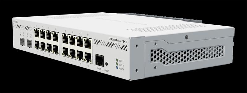 MIKROTIK RouterBOARD Cloud Core Router CCR2004-16G-2S+PC + L6 (1, 2GHz; 4 GB RAM; 16xGLAN; 2x SFP+; dual PSU) rack MIKROTIK RouterBOARD Cloud Core Router CCR2004-16G-2S+PC + L6 (1, 2GHz; 4 GB RAM; 16xGLAN; 2x SFP+; dual PSU) rack